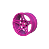 R-Fighter Wheels Offset 6mm Purple (2pcs)