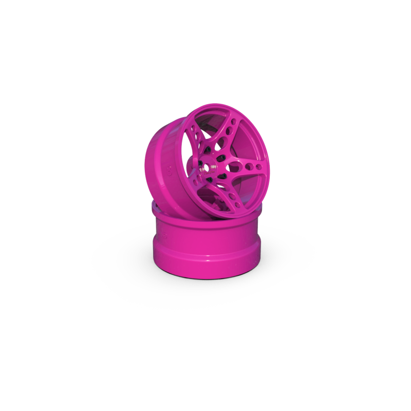 R-Fighter Wheels Offset 8mm Purple (2pcs)