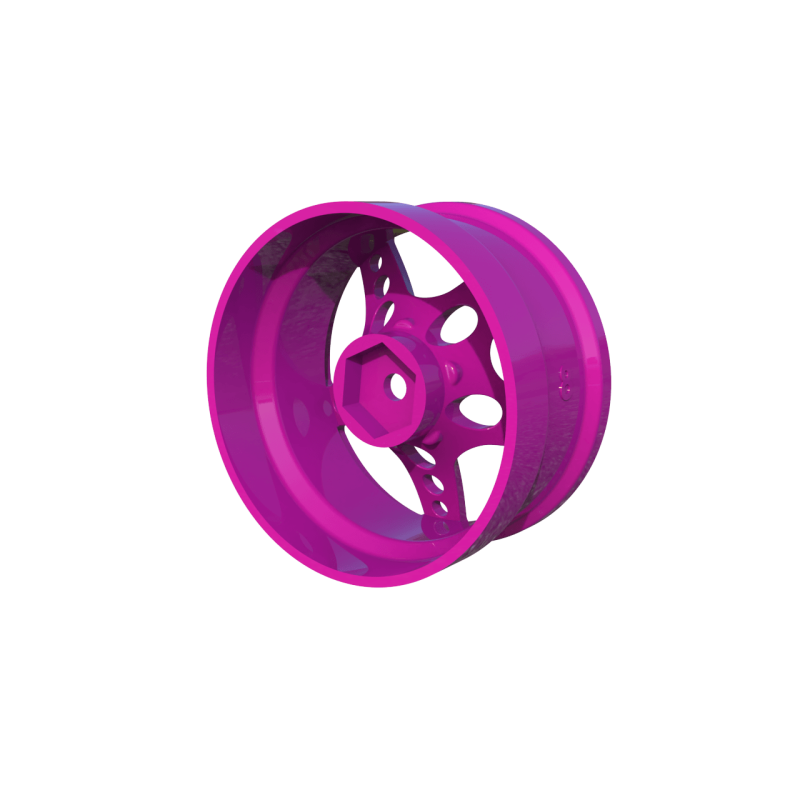 R-Fighter Wheels Offset 8mm Purple (2pcs)