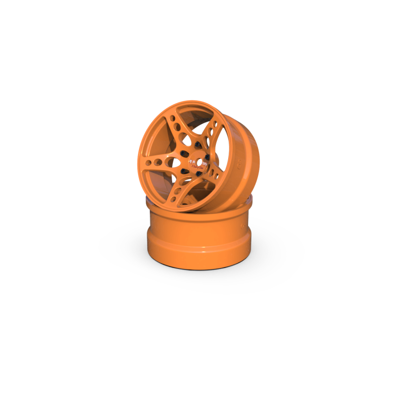 R-Fighter Wheels Offset 6mm Orange (2pcs)