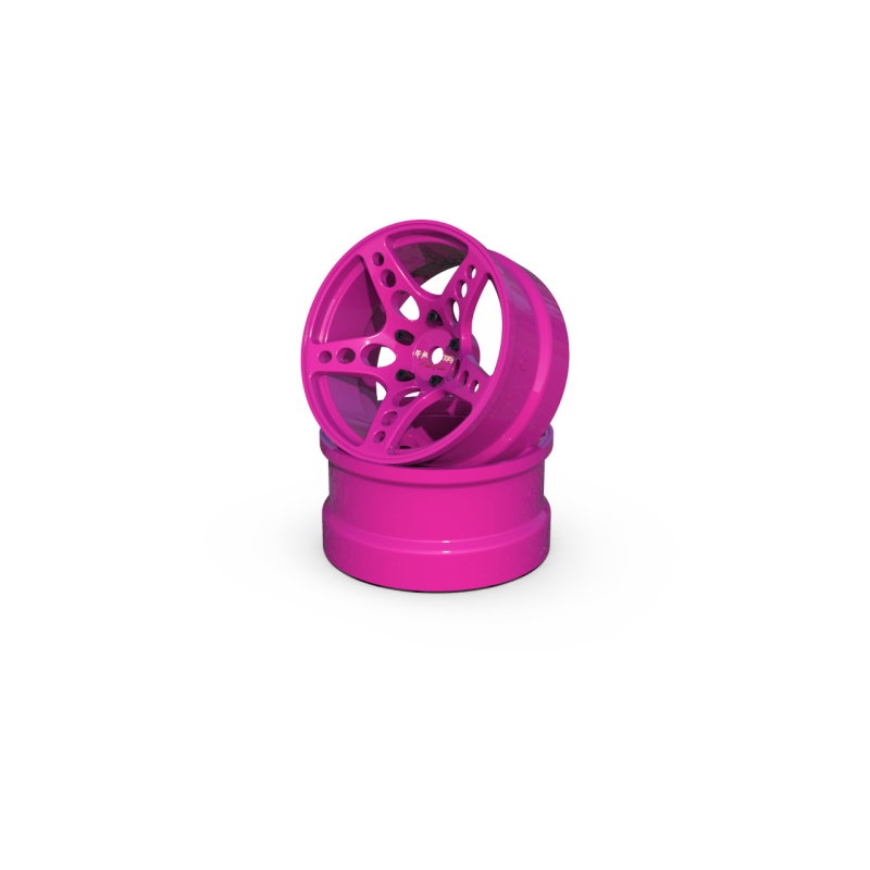 R-Fighter Wheels Offset 8mm Purple (2pcs)