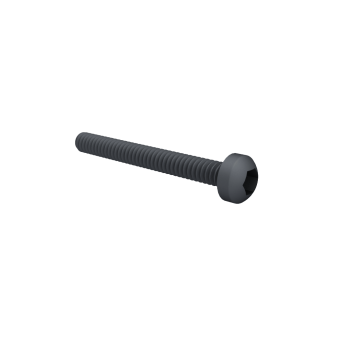 Hex Pan Head Screw 1.6*14mm Black
