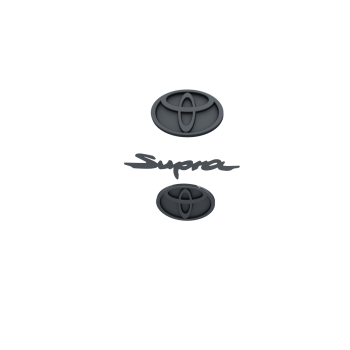Emblem Set for Toyota Supra GR A90
