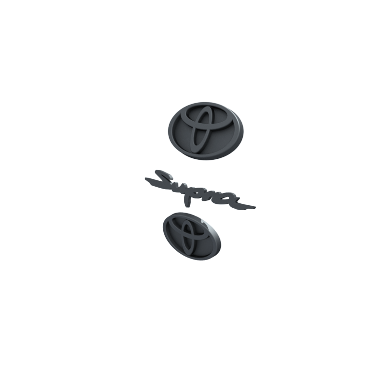 Emblem Set for Toyota Supra GR A90